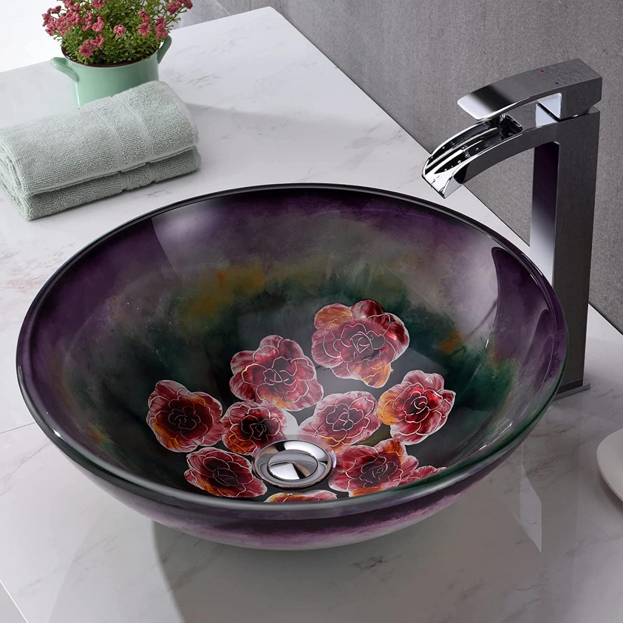 Top Mount Bathroom Sink Bowl