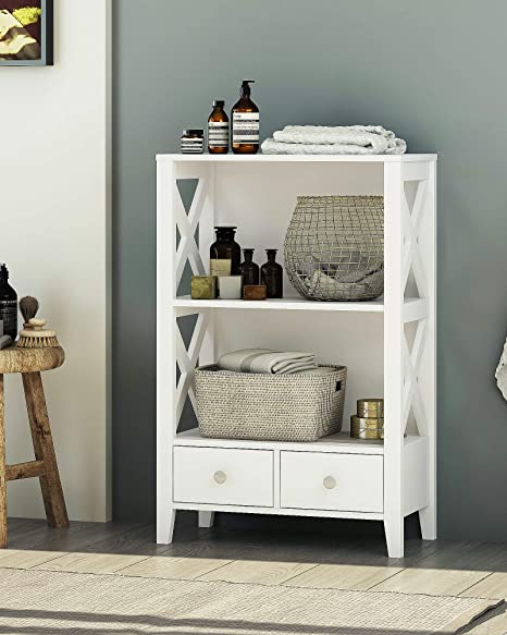 Small Free Standing Bathroom Shelf