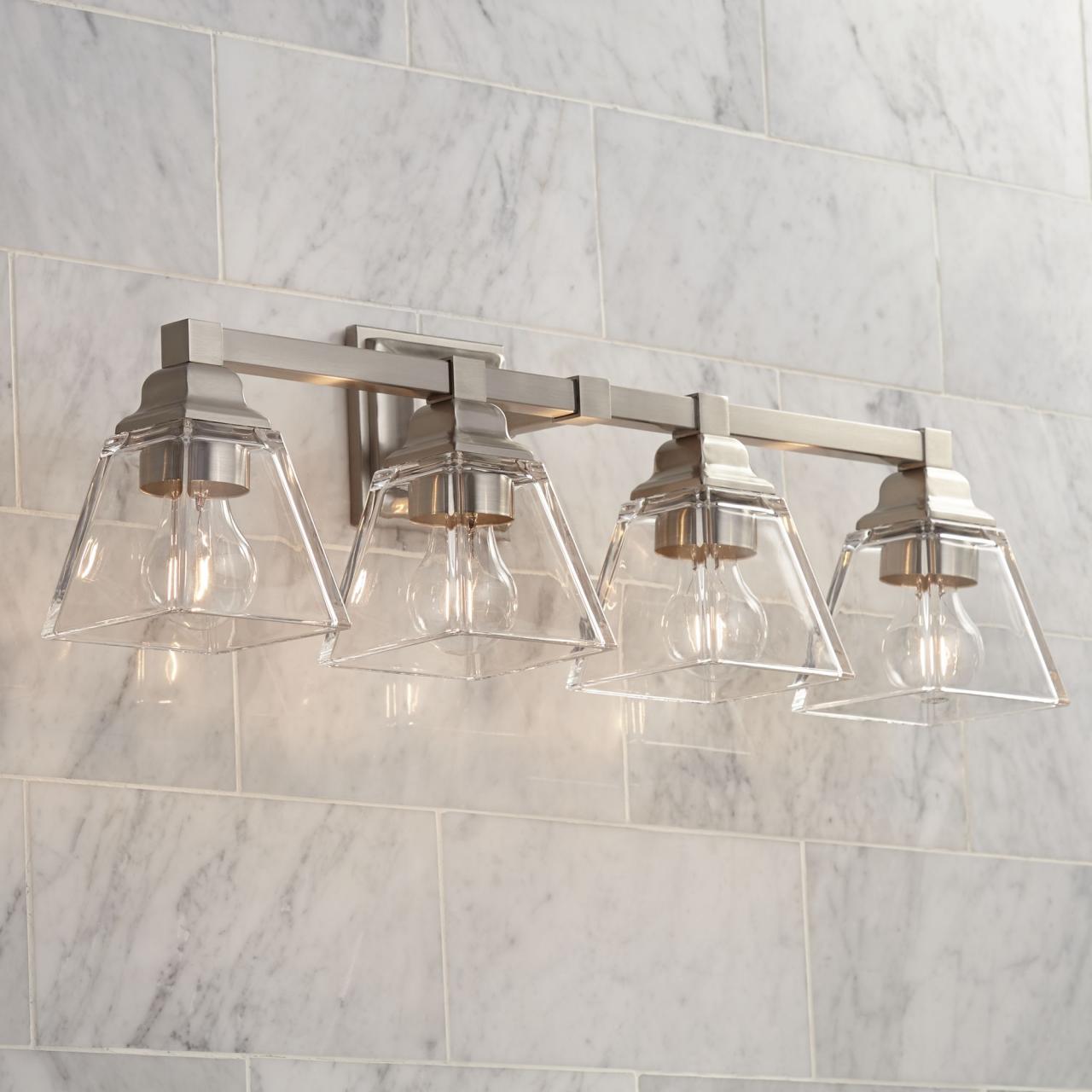 Transitional Bathroom Lighting Fixtures