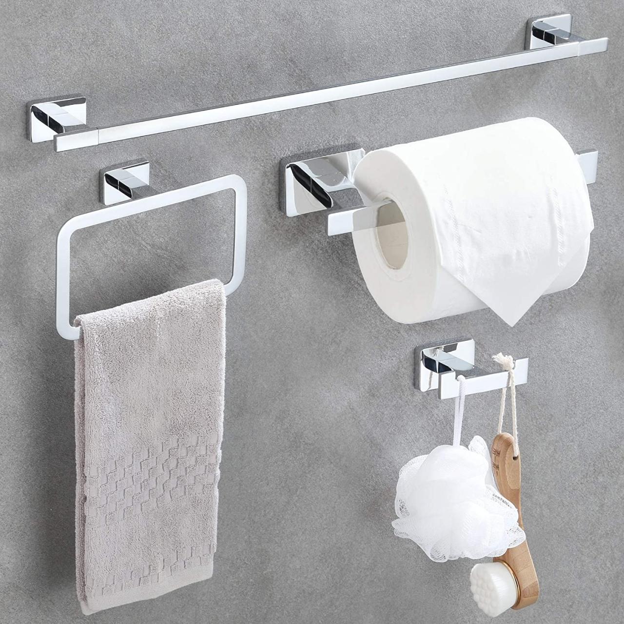 Wall Mounted Bathroom Accessories Chrome