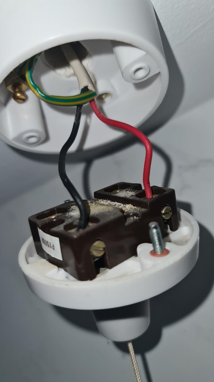 Fitting A Bathroom Light Pull Cord Switch