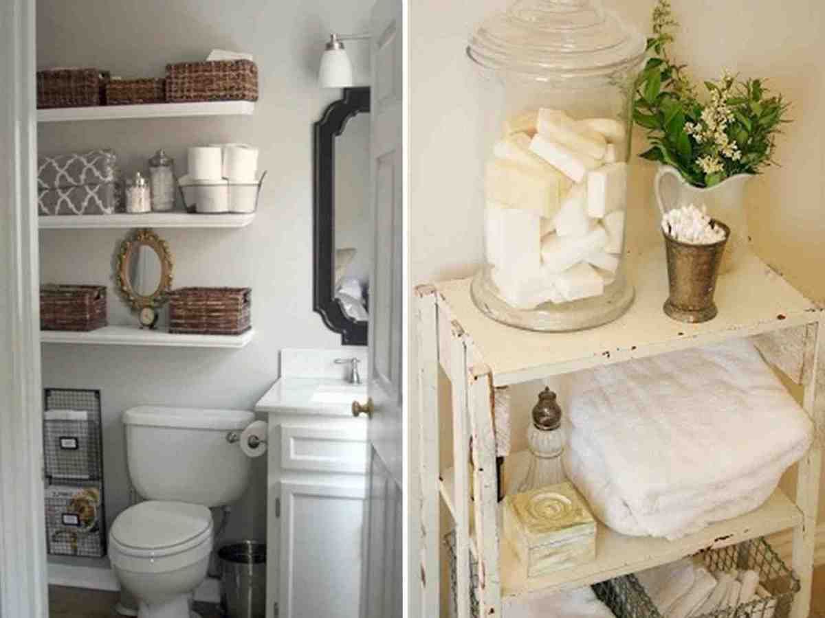 Bathroom Storage Ideas Without Cabinets