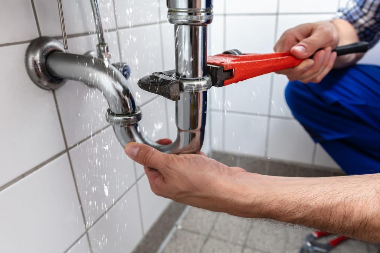 Bathroom Sink Pipe Repair