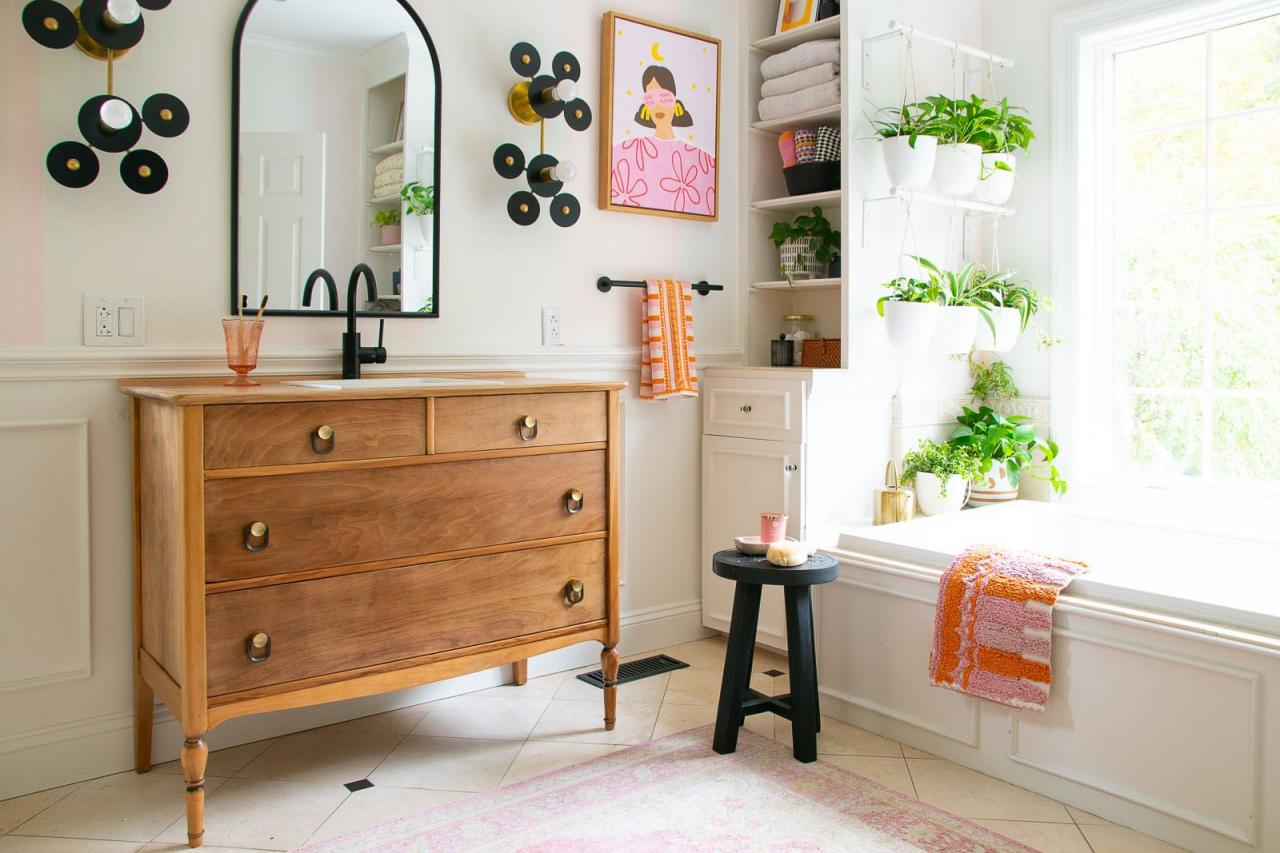 Turning A Dresser Into A Bathroom Vanity