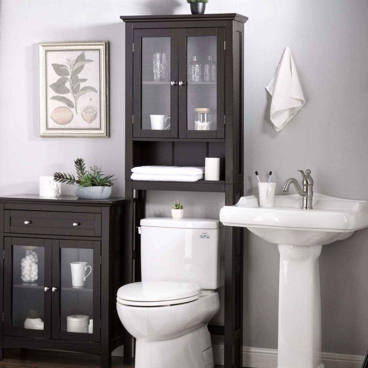 Fairmont Space Saver Bathroom Cabinet In Espresso