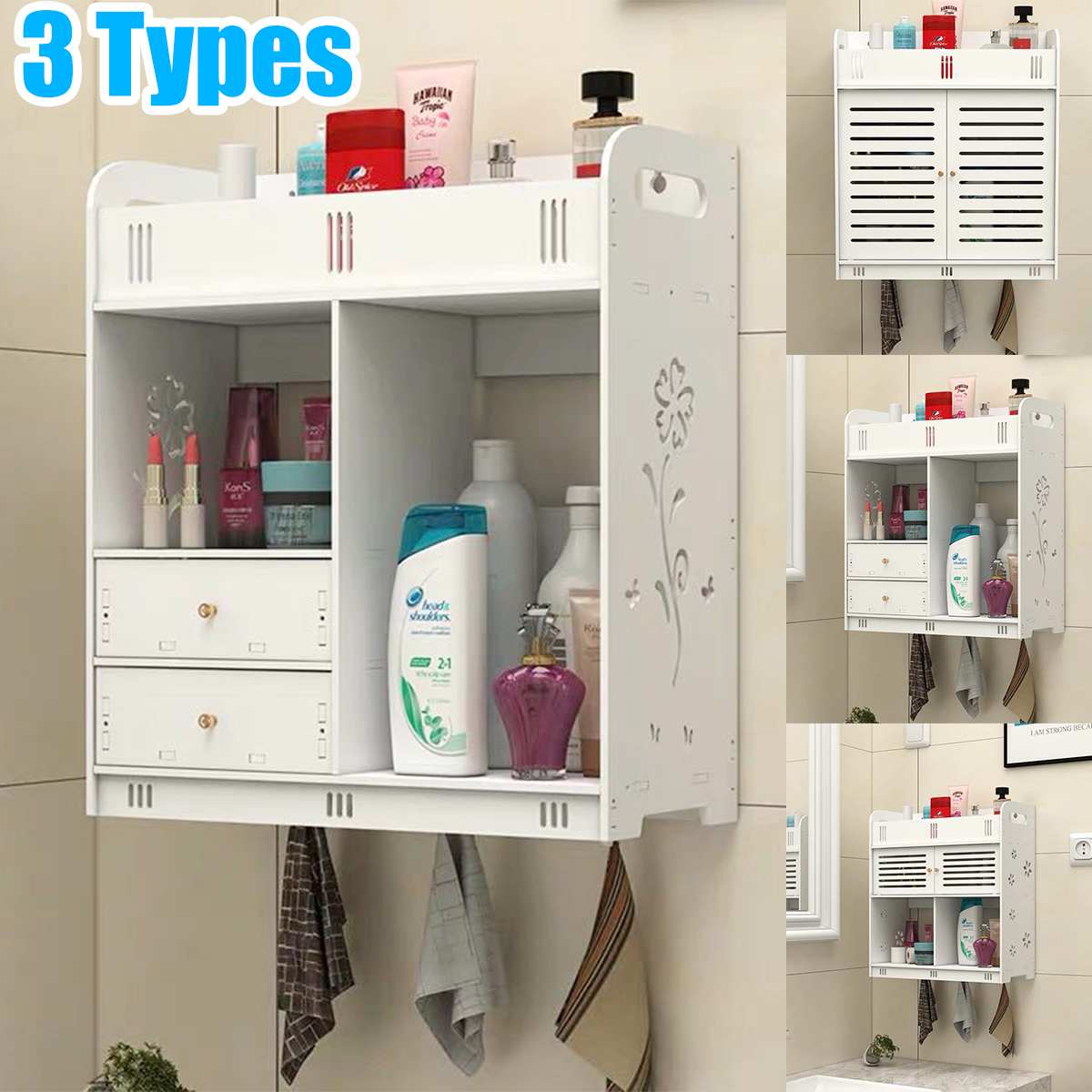 Bathroom Storage Cabinet Plastic