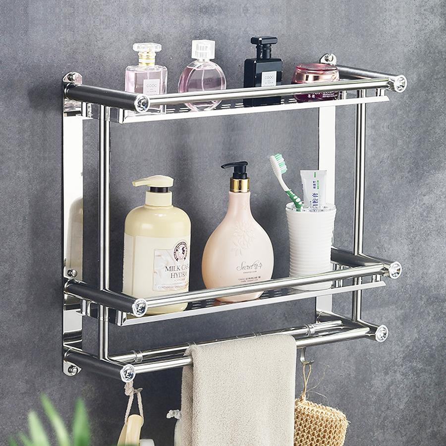 Steel Hanging Bathroom Shelf
