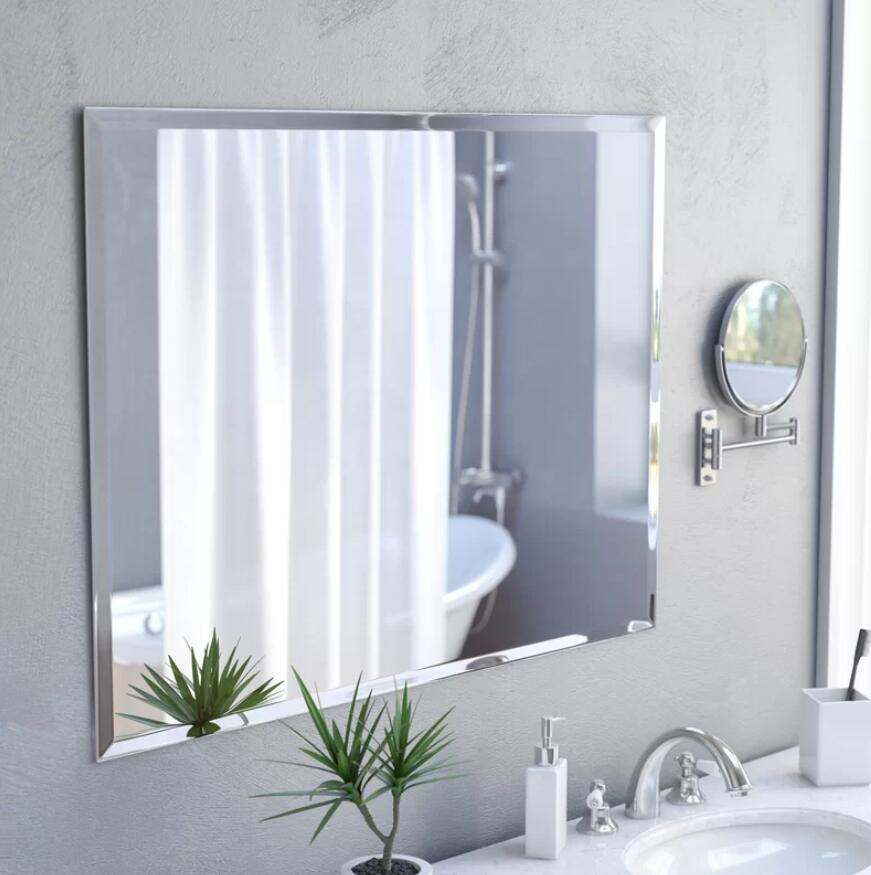 Plain Glass Bathroom Mirrors