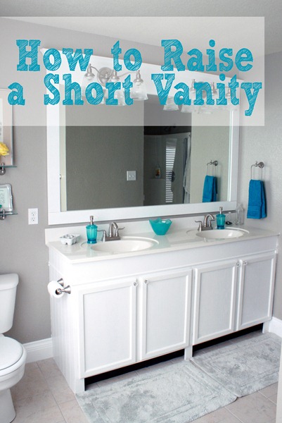 How To Raise Bathroom Vanity Height