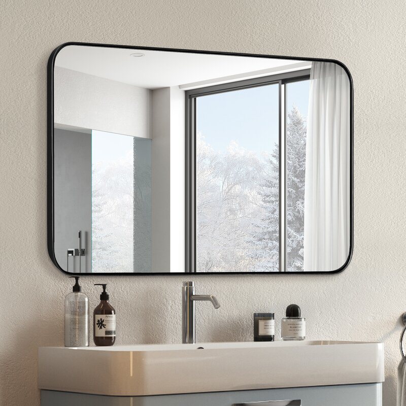 Bathroom Mirror Metal Frame