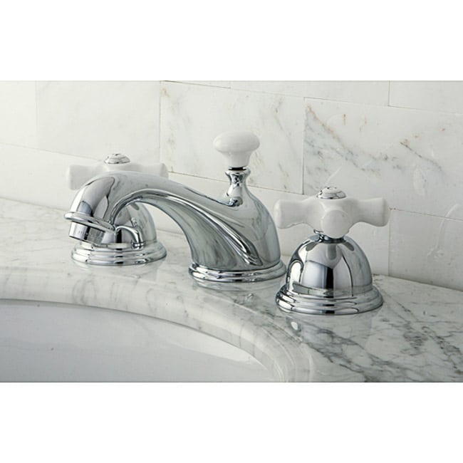 Bathroom Faucets With White Ceramic Handles