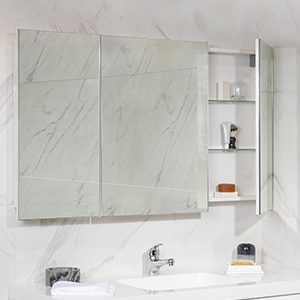Bathroom Mirror Cabinet 100mm Deep
