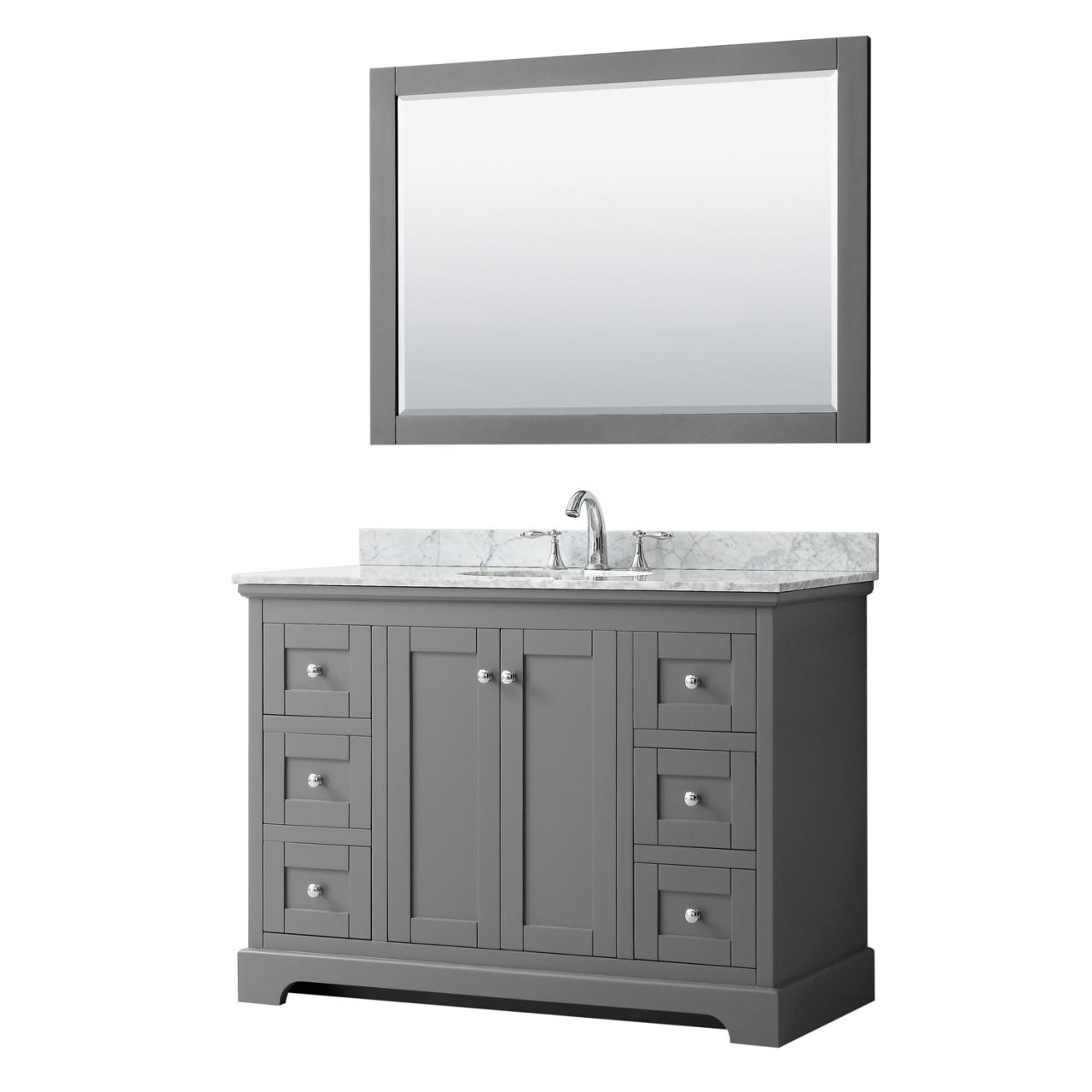48 Inch Grey Bathroom Vanity