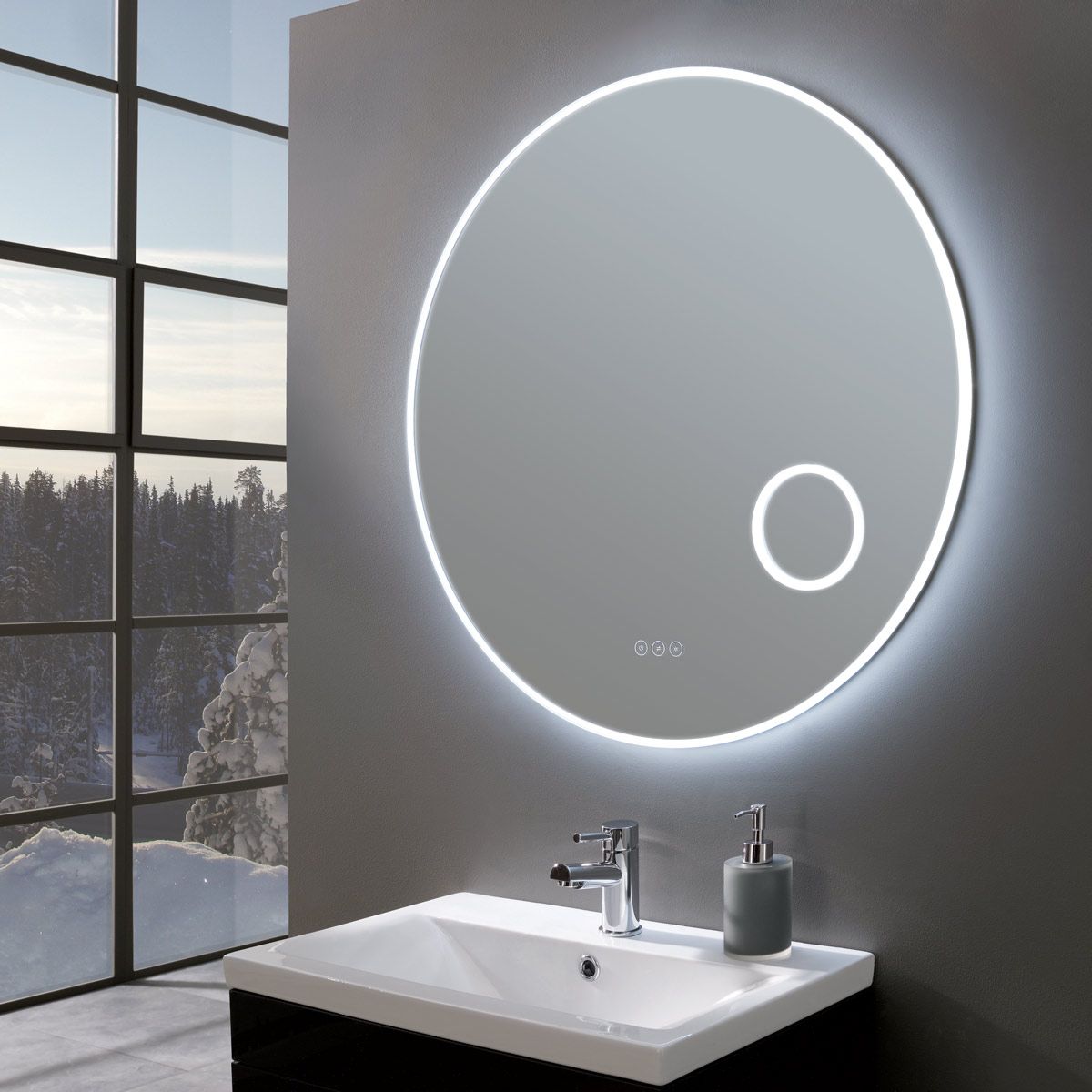 Ultra Slim Led Bathroom Mirror