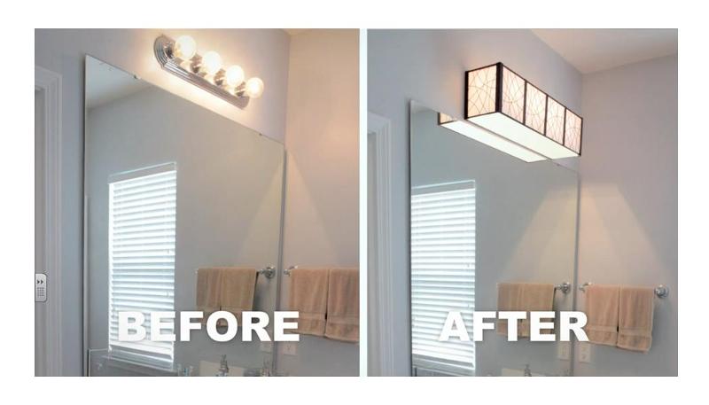 Bathroom Light Installation