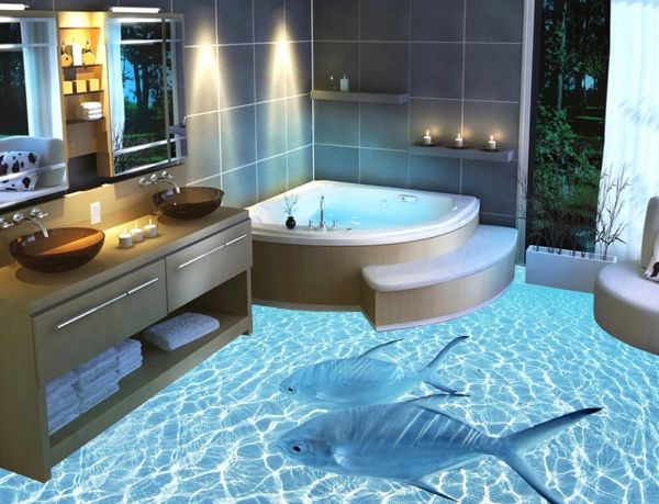 3D Bathroom Tiles Images