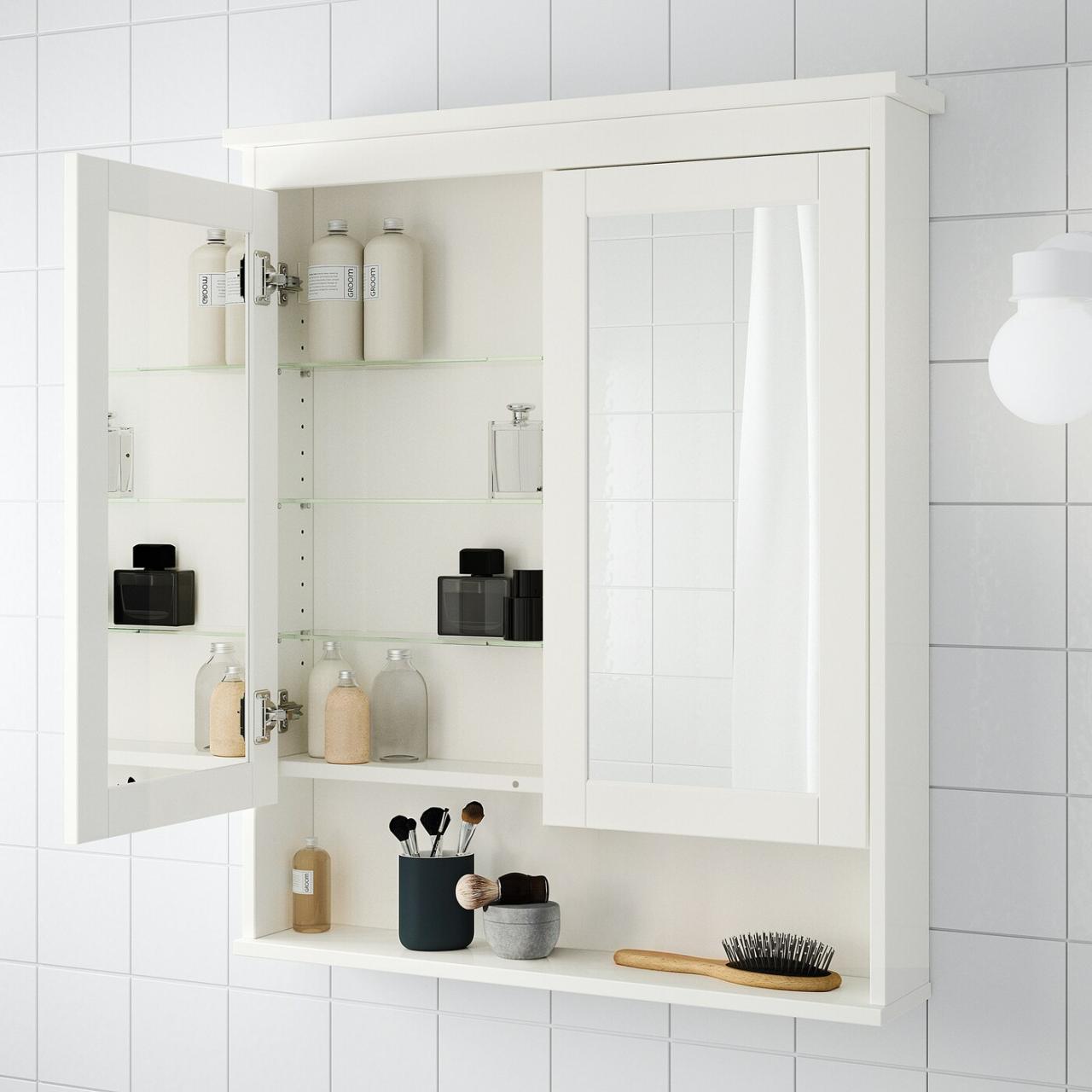 Hemnes Bathroom Mirror Cabinet Semis Online