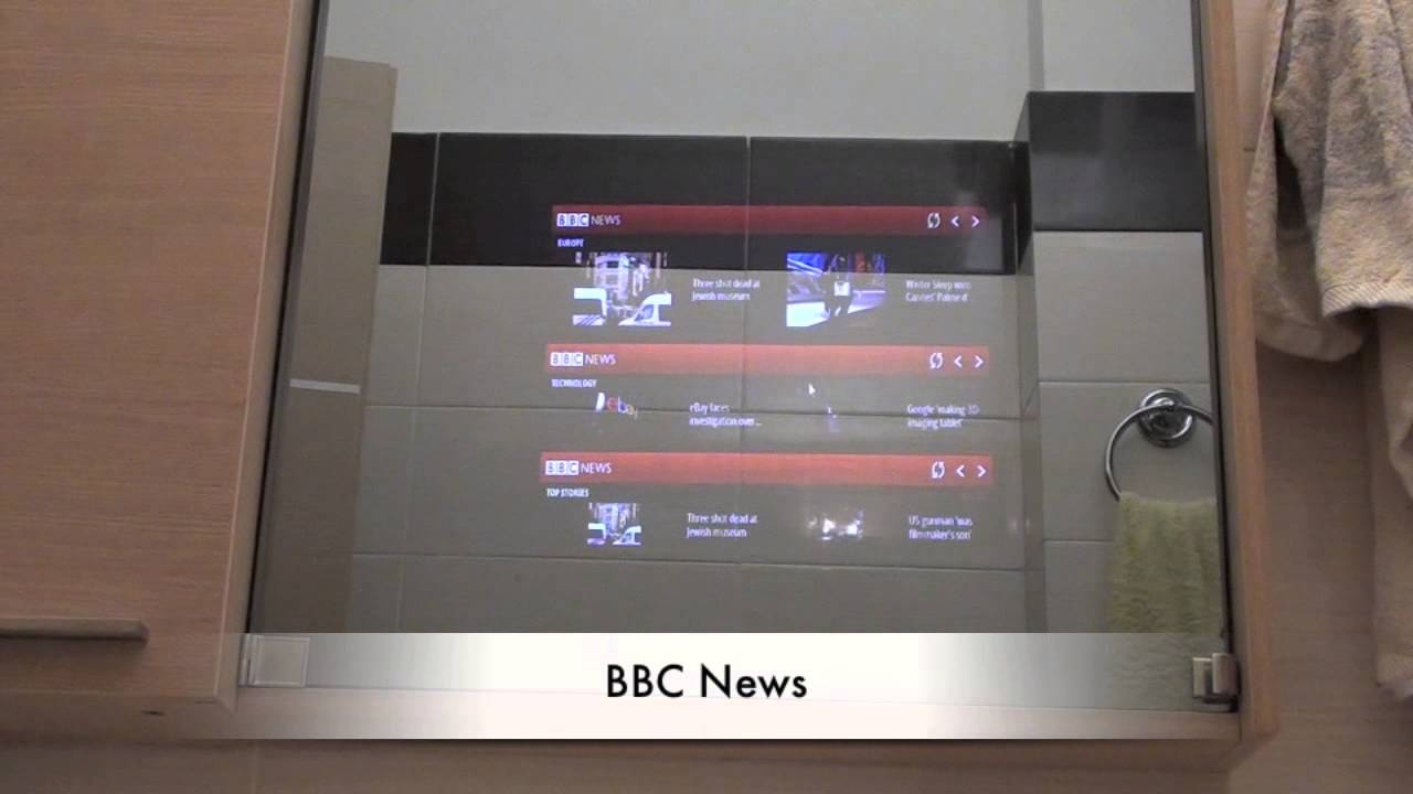 Bathroom Mirror Monitor