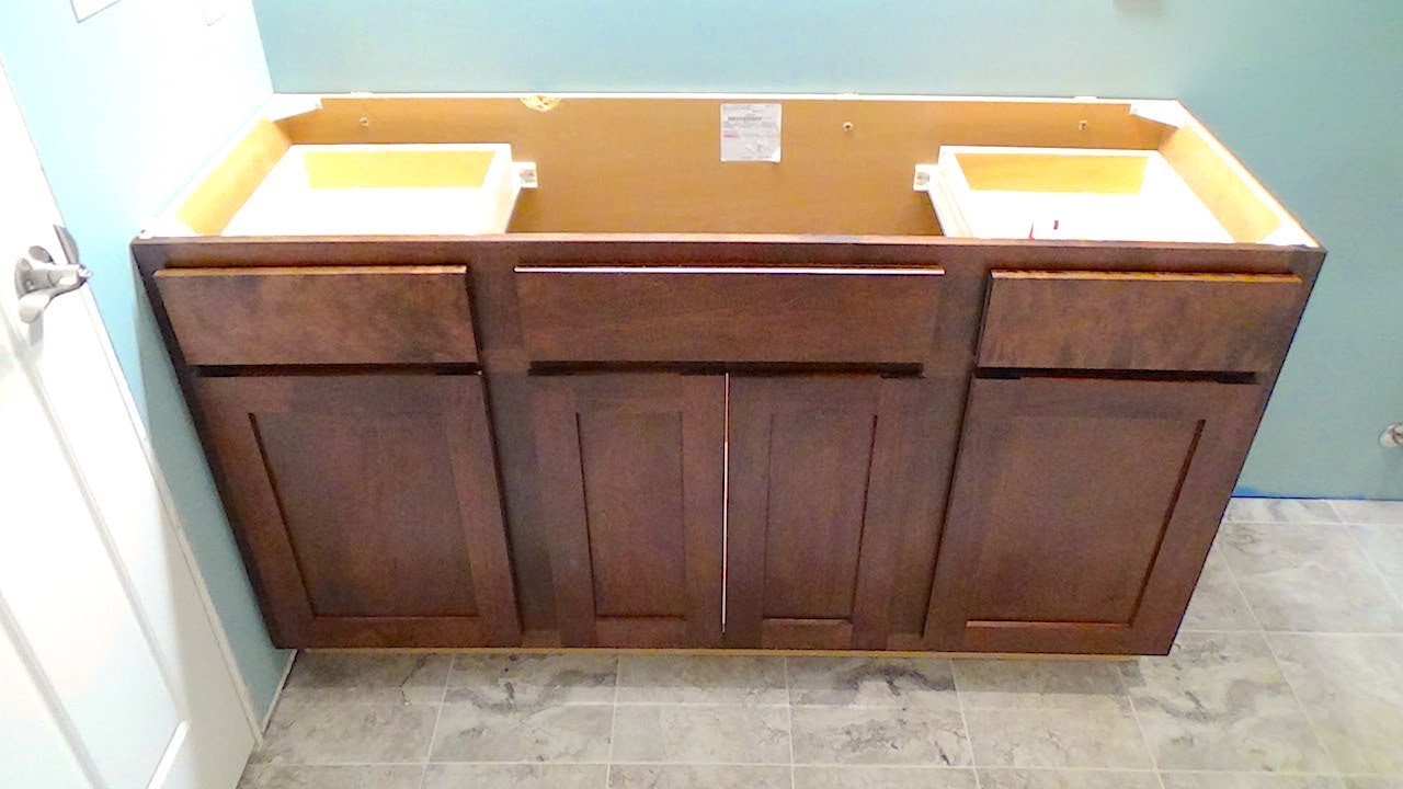 How To Install Bathroom Cabinets And Vanities