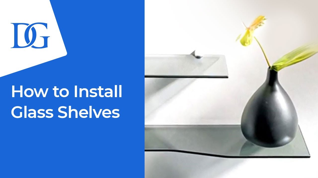 How to Fix Glass Bathroom Shelf