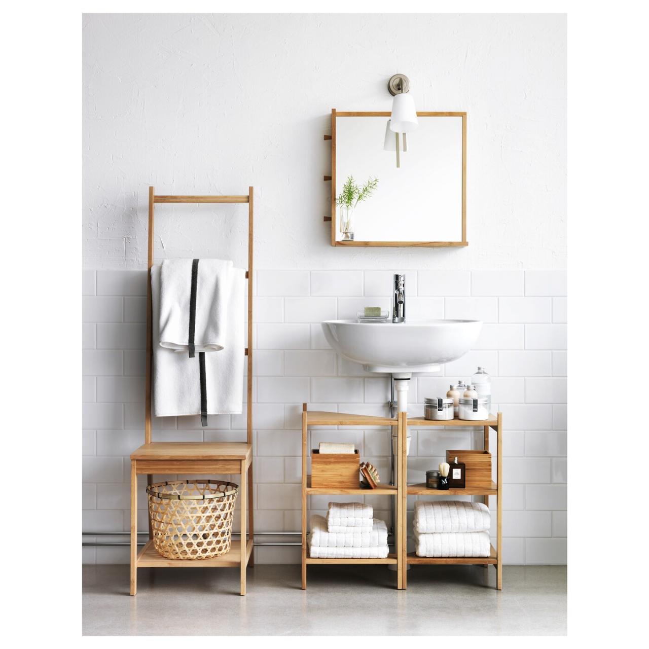 Small Corner Shelf for Bathroom Sink