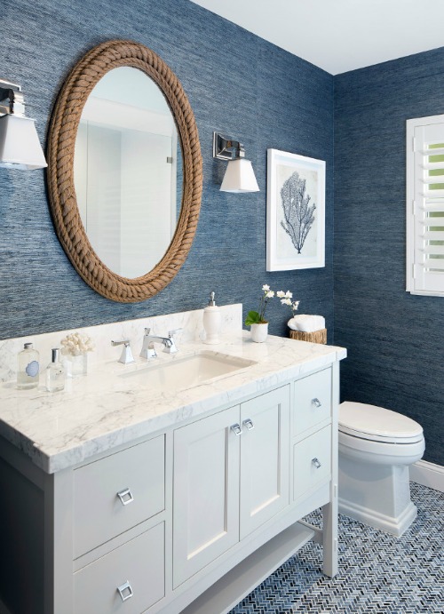 Bathroom Mirror Nautical Theme