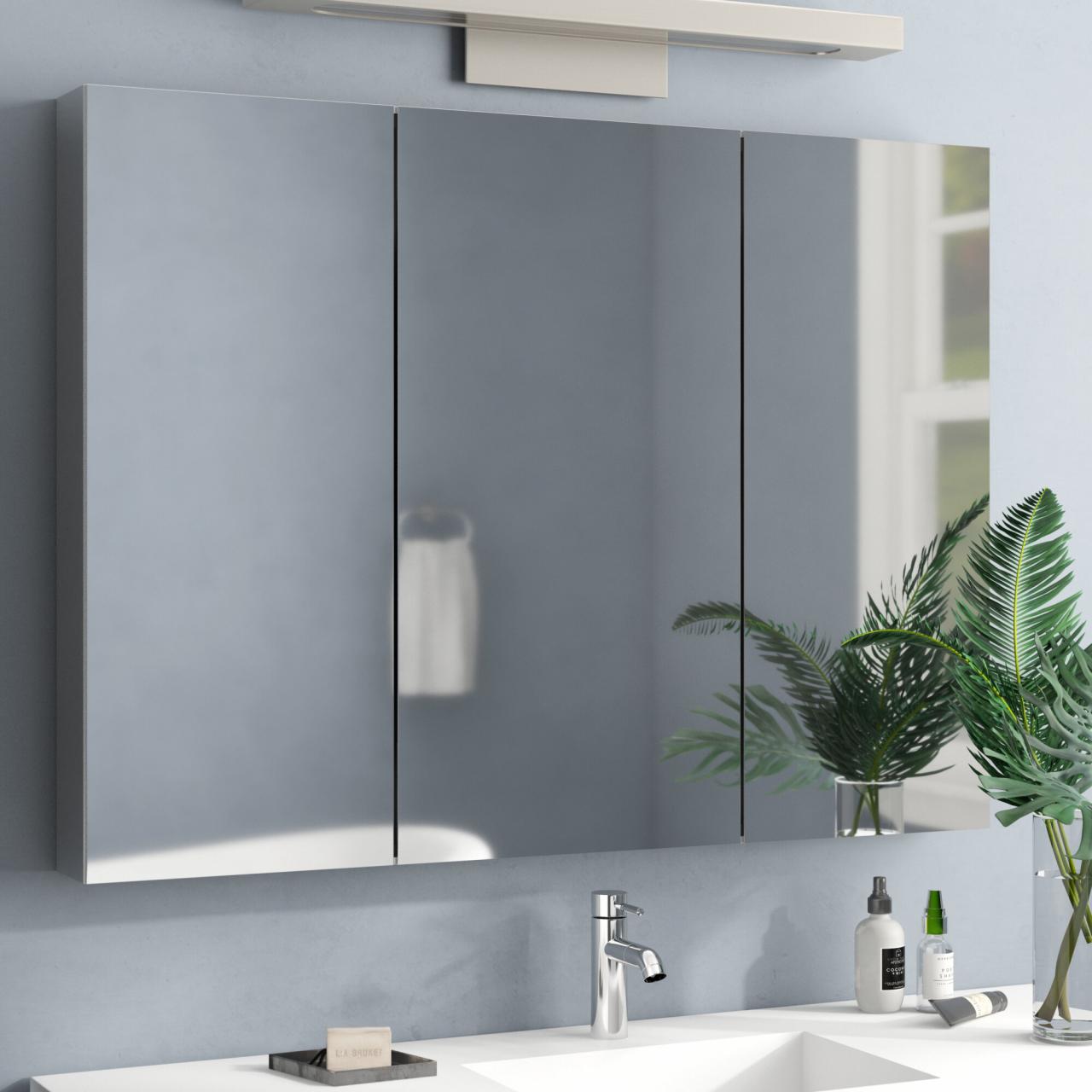 Bathroom Cabinets 3 Door Mirror