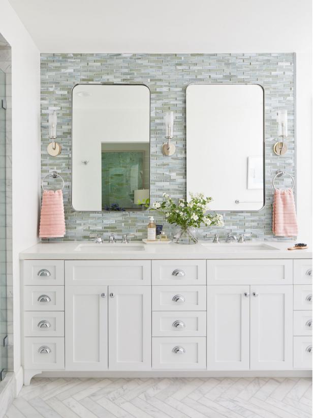 Bathroom Vanity Tile Ideas