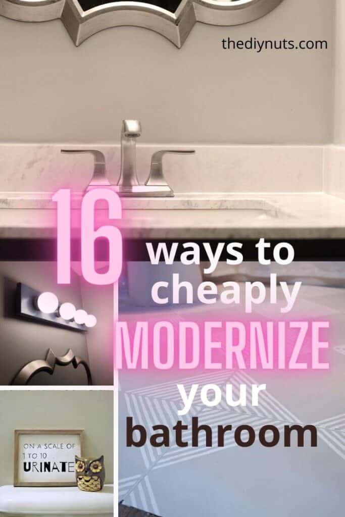 DIY Bathroom Ideas on a Budget
