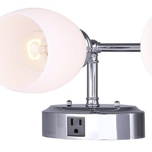 Bathroom Light With Convenience Outlet