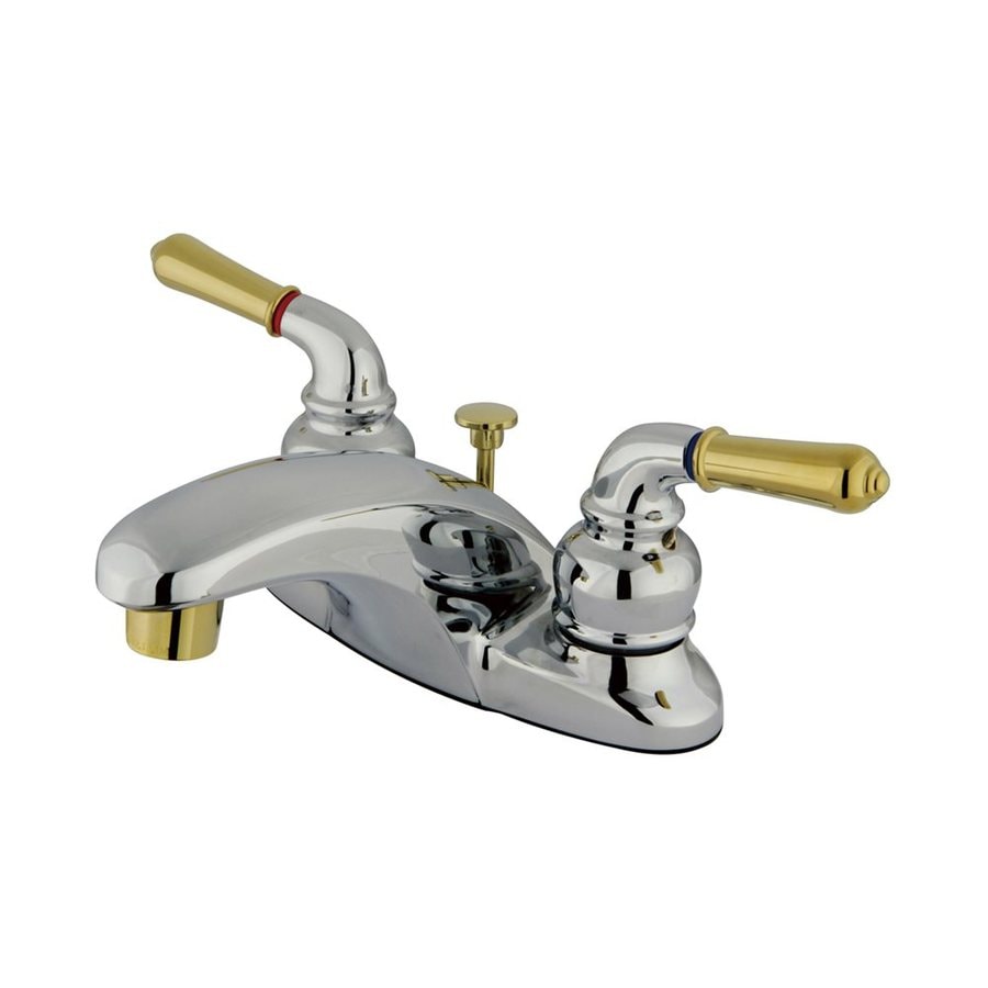 Brass And Silver Bathroom Faucets