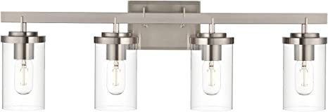 Contemporary Bathroom Lighting Fixtures Brushed Nickel