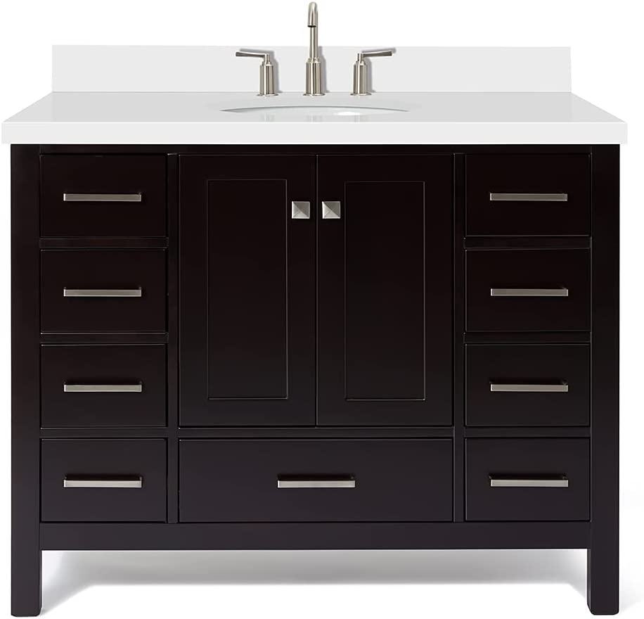 Espresso Bathroom Vanity Set