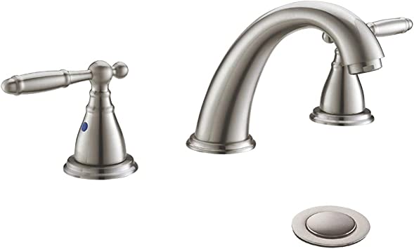 2 Handle Widespread Bathroom Faucet