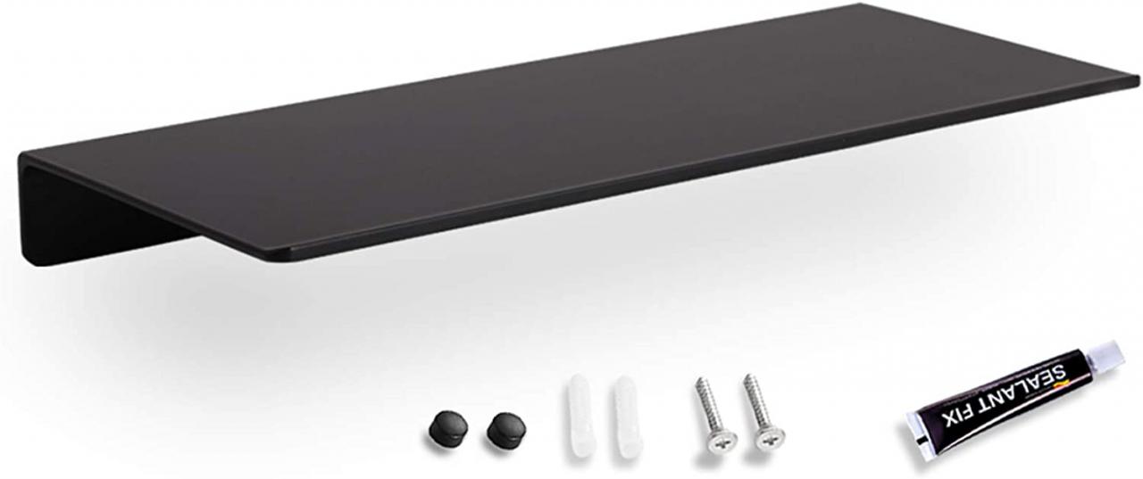 Black Bathroom Shelf Brackets