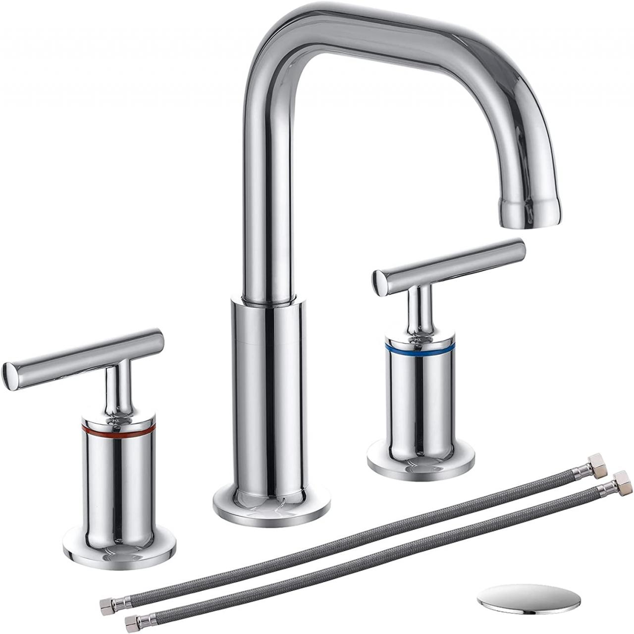Brushed Nickel And Chrome Bathroom Faucets