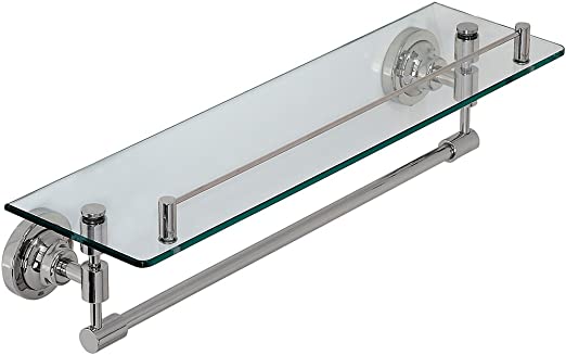 Traditional Chrome Bathroom Shelf