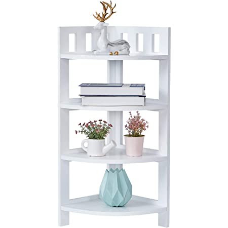 Small Corner Bathroom Ladder Shelf