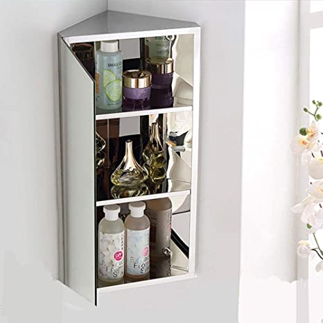 Corner Bathroom Shelf Unit Wall