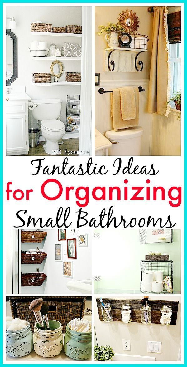 DIY Bathroom Storage Ideas