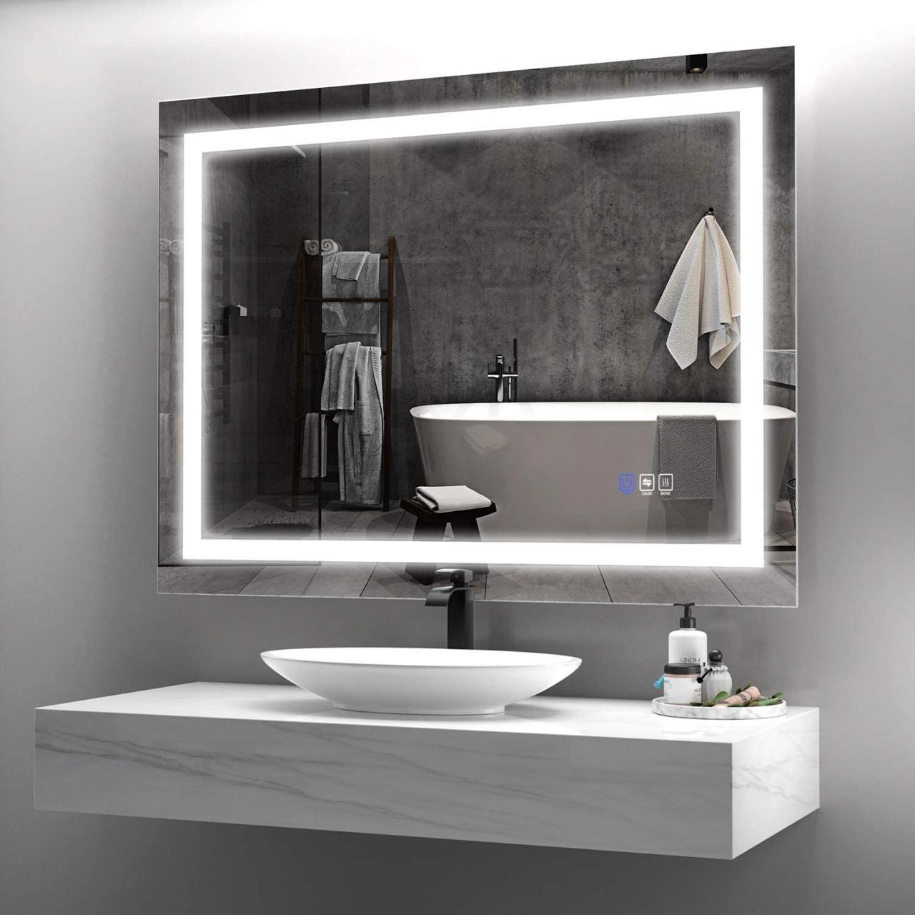 Contemporary Bathroom Mirrors With Lights