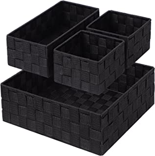 Black Bathroom Storage Boxes