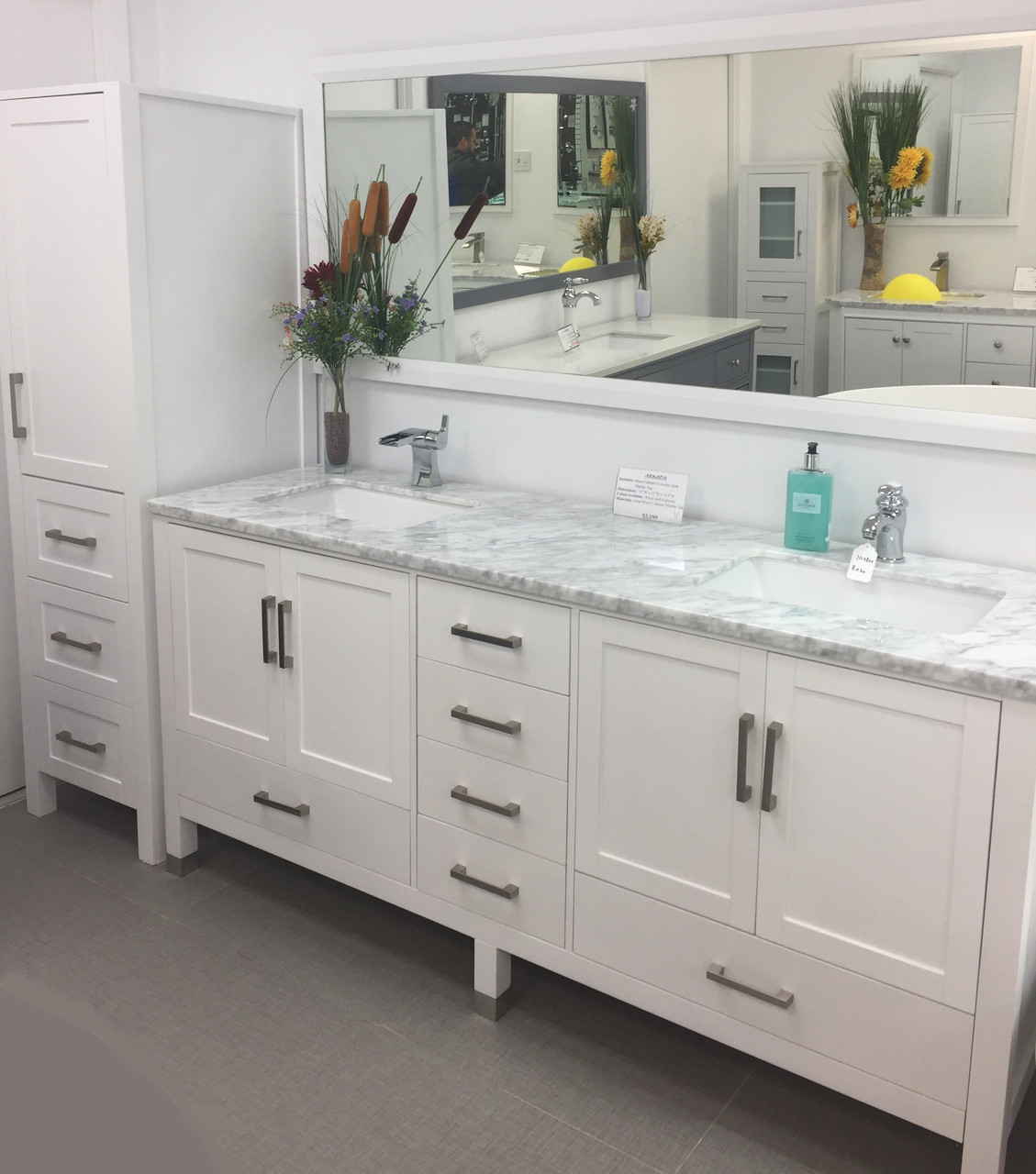 2 Sink Bathroom Cabinets
