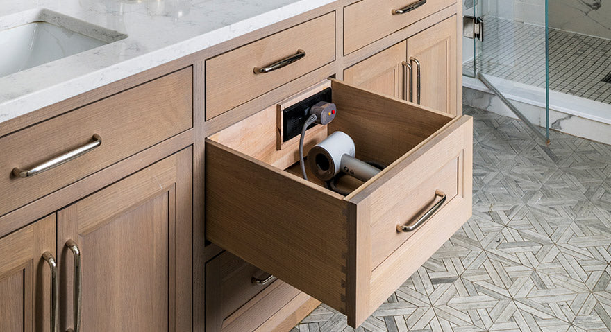Bathroom Cabinet With Electrical Outlet