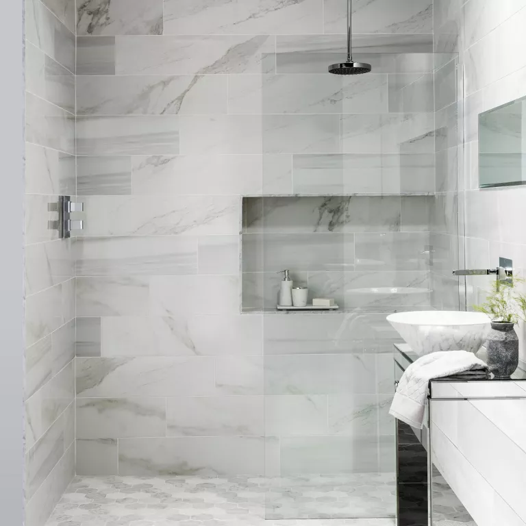 Faux Marble Bathroom Tile