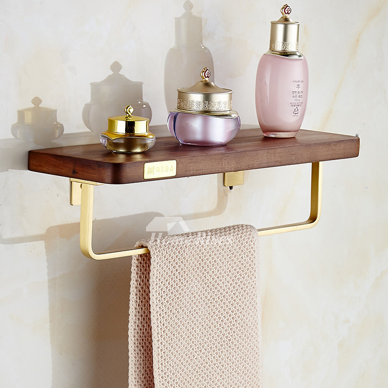 Bathroom Wall Shelf Brass