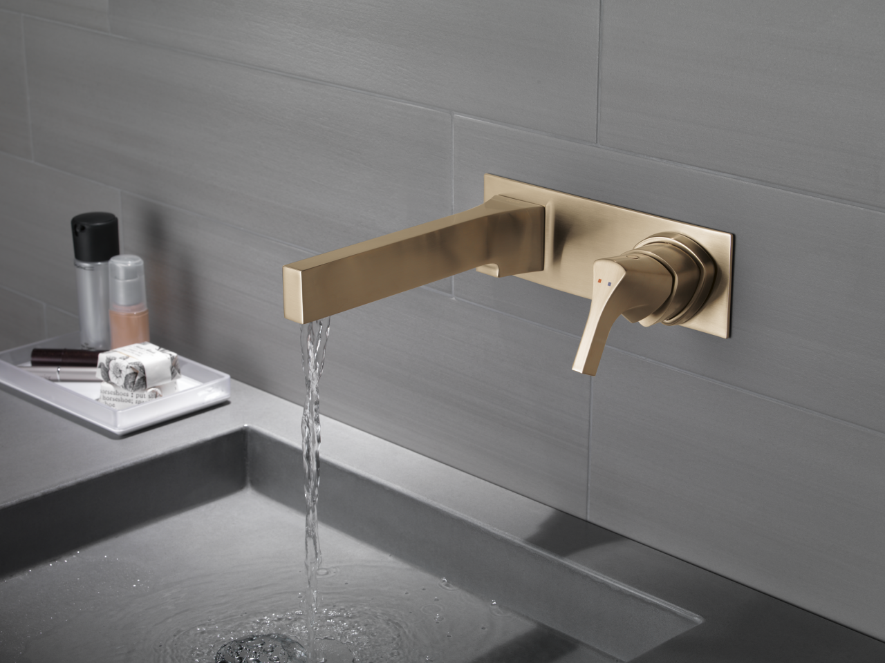 Wall Mount Bathroom Faucet Single Handle
