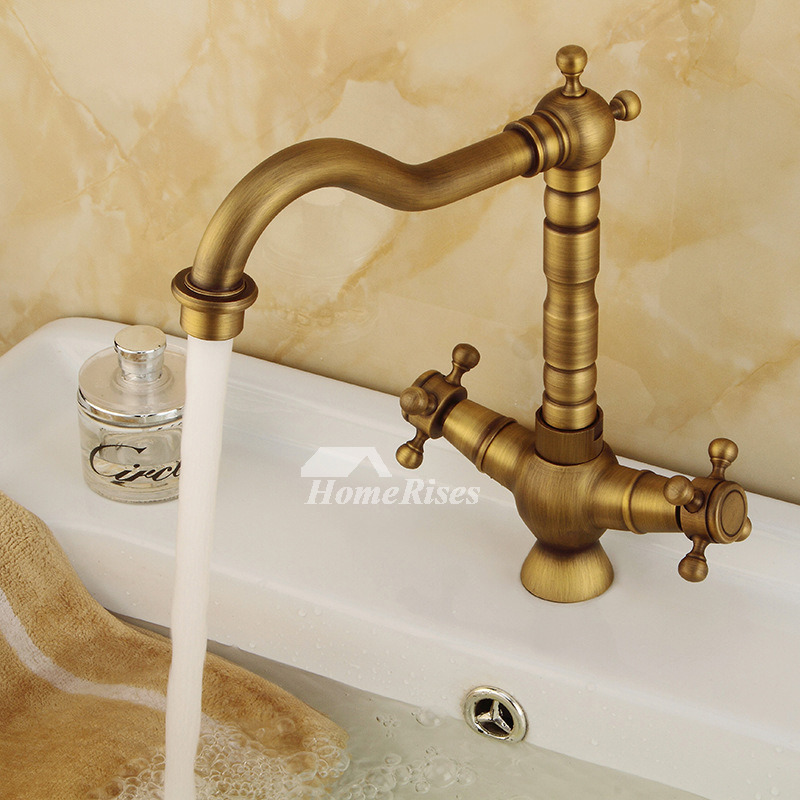 Bathroom Faucets Antique Brass Finish