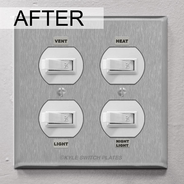 Bathroom Light Switch Covers