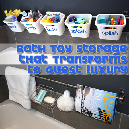 Bathroom Storage for Bath Toys